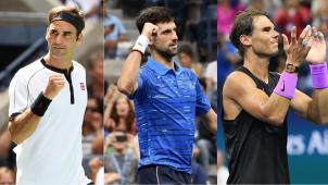 <p>Sind mit von der Partie: Roger Federer, Novak Djokovic und Rafael Nadal.</p>