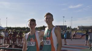 <p>Yann Hayon (links) und Niclas Holper überzeugten in Mouscron.</p>