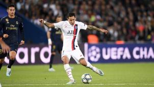 <p>Angel di Maria erzielte zwei Treffer für Paris Saint-Germain.</p>