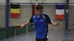 <p>Ben Olbertz (D6/TTC Eupen) lieferte als Außenseiter mit seinen vier Punkten eine vielversprechende Leistung.</p>