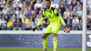 <p>Hendrik Van Crombrugge zeigte unter anderem gegen Club Brügge eine starke Leistung.</p>