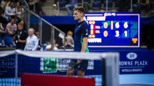 <p>David Goffin musste eine herbe Niederlage einstecken.</p>
