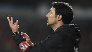 <p>AS-Cheftrainer Benat San José</p>