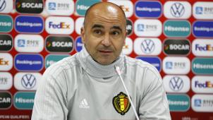 <p>Nationaltrainer Roberto Martinez</p>