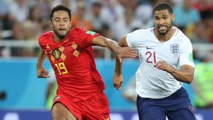 <p>Mousa Dembélé (l.) spielt künftig nicht mehr für die Roten Teufel.</p>