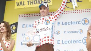 <p>Romain Bardet gewann in diesem Jahr die Bergwertung der Tour.</p>