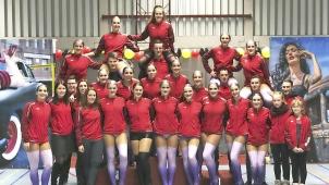 <p>Die Hot Shoes bei der Landesmeisterschaft</p>