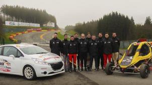 <p>Die Finalisten des RACB Challenge in Spa-Francorchamps: Links Nicola Peiffer und Achim Maraite.</p>