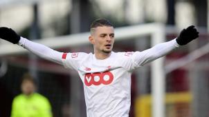 <p>Maxime Lestienne sichert Standard Lüttich einen Punktgewinn in Mouscron</p>