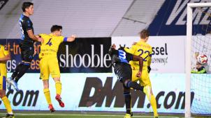 <p>Federico Ricca (links) erzielte den Brügger Siegtreffer.</p>