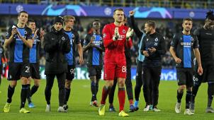 <p>Erleichterung bei den Spielern von Club Brügge</p>