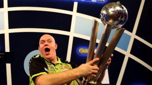 <p>Der Niederländer Michael Van Gerwen ist der Titelverteidiger bei der Darts-WM.</p>
