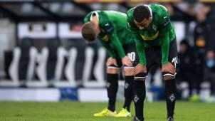 <p>Hängende Köpfe bei Gladbach: Die Tabellenführung ist vorerst weg.</p>