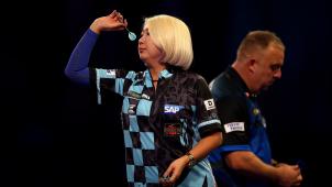 <p>Mikuru Suzuki (l.) scheiterte knapp an James Richardson.</p>