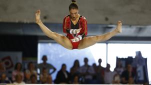 <p>Stufenbarren-Königin Nina Derwael ist eine von Belgiens Goldhoffnungen in Tokio.</p>