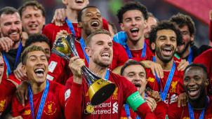 <p>Liverpool feiert den Klub-WM-Titel.</p>