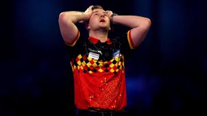 <p>Hat das Halbfinale bei der Darts-WM verpasst: Dimitri Van den Bergh.</p>