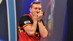 <p>Hat den Einzug in die Runde der letzten vier Spieler verpasst: Dimitri van den Bergh.</p>