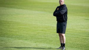 <p>Ein Archivfoto von Dennis Van Wijk als Trainer des KV Mechelen.</p>