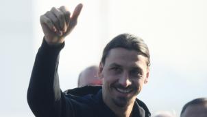 <p>Zlatan Ibrahimovic war gut aufgelegt.</p>