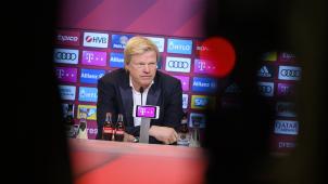 <p>Oliver Kahn wurde während einer Pressekonferenz am Dienstag in München offiziell vorgestellt.</p>