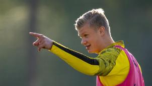 <p>Gibt bereits den Takt vor: der Neu-Dortmunder Erling Haaland.</p>