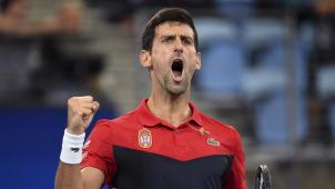 <p>Tennis-Superstar Novak Djokovic ist mit Serbien ins Finale des ATP Cups eingezogen.</p>