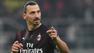 <p>Hat sein Versprechen war gemacht: Zlatan Ibrahimovic.</p>