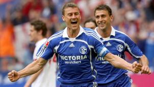 <p>Der frühere Schalker Publikumsliebling Ebbe Sand ist mit 73 Treffern drittbester Schalker Bundesliga-Torjäger nach Klaus Fischer (182) und Klaas-Jan Huntelaar (82).</p>