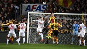 <p>Zweikampf im Spiel der Lütticher in Mechelen.</p>