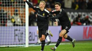 <p>Erling Haaland liefert einen Show zum Einstand im BVB-Trikot.</p>