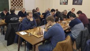 <p>Die Rochade-Spieler beim Gastspiel in Gent</p>