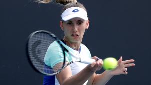 <p>Elise Mertens erwischte einen guten Tag.</p>