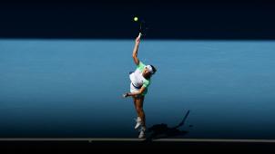 <p>Elise Mertens will im Doppel noch weit kommen.</p>