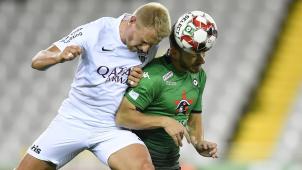 <p>Die AS Eupen holte beim 2:1 in Brügge ihren ersten Saisonsieg.</p>
