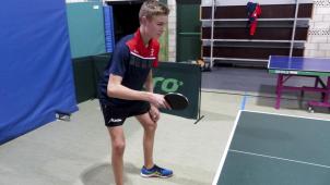 <p>Maxim Schumacher gehört zu den aufstrebenden Nachwuchsspielern des ostbelgischen Tischtennis.</p>