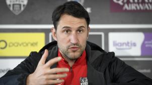 <p>AS-Cheftrainer Benat San José</p>