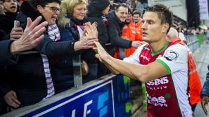 <p>Angreifer Jelle Vossen</p>