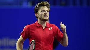 <p>David Goffin steht in Montpellier in der Vorschlussrunde.</p>