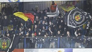 <p>Die Fans der AS Eupen gaben im „Stayen“ den Ton an.</p>