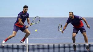 <p>Robert Farah (links) mit seinem Doppelpartner Juan Sebastian Cabal</p>