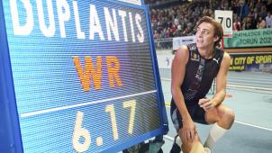 <p>Stabhochsprung-Europameister Armand Duplantis hat seinen erst eine Woche alten Weltrekord verbessert.</p>