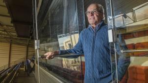 <p>Lokerens Präsident Louis De Vries</p>