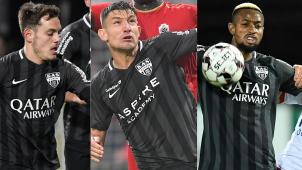 <p>Jon Bautista, Flavio Ciampichetti oder Jonathan Bolingi (v.l.): Wer läuft neben Smail Prevljak auf?</p>