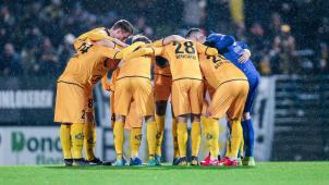 <p>Lokeren ist Tabellenletzter der 1. Division B.</p>