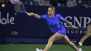 <p>Kim Clijsters betonte nach der Niederlage gegen Konta: „Ich brauche Spiele.“</p>