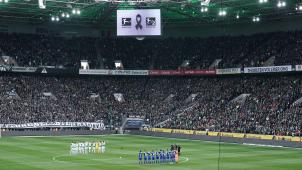 <p>Das Gladbacher Stadion bleibt am Mittwochabend leer.</p>