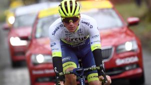 <p>Tom Devriendt fuhr 180 Kilometer vor dem Peloton her.</p>