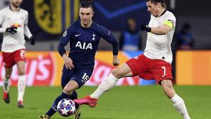 <p>Marcel Sabitzer erzielte die beiden ersten Leipziger Treffer</p>