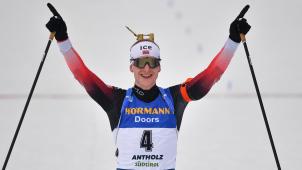 <p>War erfolgreich: Johannes Thingnes Bö.</p>